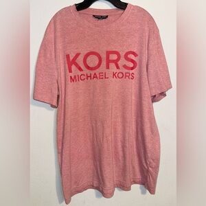 Michael Kors Heather Rose Logo Crewneck Tee